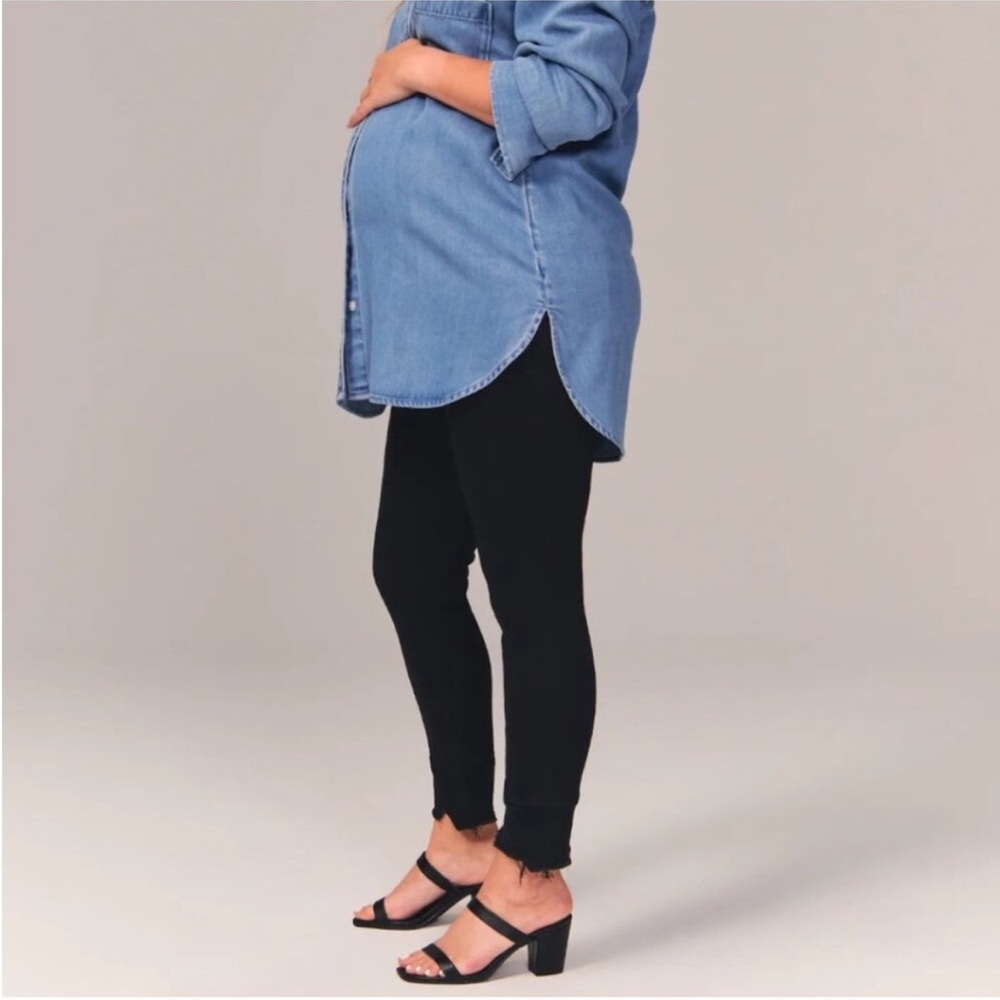 Abercrombie & Fitch The Jean Legging Maternity - Picture 1 of 7